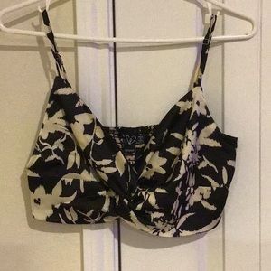 Floral print top